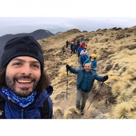 Happiness is hiking high into the Himalayas with awesome people. 